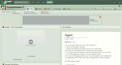 Desktop Screenshot of freedomhunter17.deviantart.com
