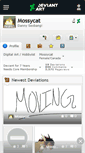 Mobile Screenshot of mossycat.deviantart.com