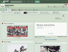 Tablet Screenshot of jesterretsej.deviantart.com