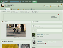 Tablet Screenshot of ms-moonlight.deviantart.com