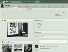 Tablet Screenshot of mithgor.deviantart.com