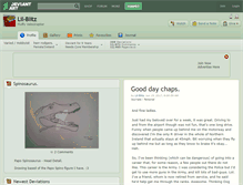 Tablet Screenshot of lil-blitz.deviantart.com