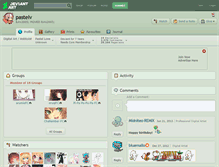 Tablet Screenshot of pastelv.deviantart.com