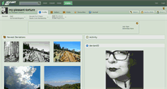 Desktop Screenshot of my-pleasant-torture.deviantart.com
