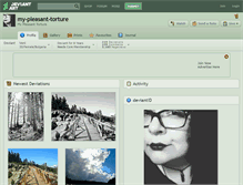 Tablet Screenshot of my-pleasant-torture.deviantart.com