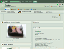Tablet Screenshot of cloudpow.deviantart.com