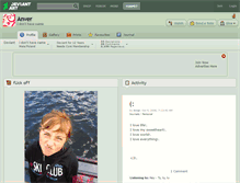 Tablet Screenshot of anver.deviantart.com