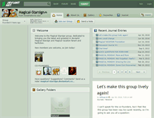 Tablet Screenshot of magical-starsign.deviantart.com