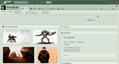 Desktop Screenshot of drawingcode.deviantart.com