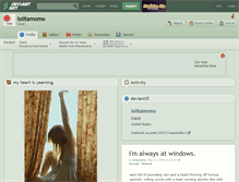 Tablet Screenshot of lolitamomo.deviantart.com