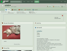 Tablet Screenshot of exitalive.deviantart.com