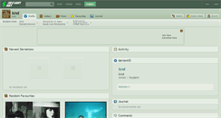 Desktop Screenshot of lcnd.deviantart.com