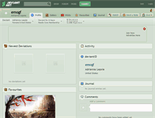 Tablet Screenshot of emogf.deviantart.com