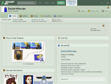 Tablet Screenshot of doctorwhovian.deviantart.com