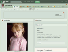 Tablet Screenshot of fox-stock.deviantart.com