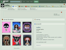 Tablet Screenshot of coallus.deviantart.com
