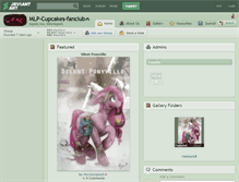 Tablet Screenshot of mlp-cupcakes-fanclub.deviantart.com