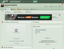 Tablet Screenshot of princess-amaranta.deviantart.com