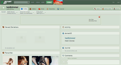 Desktop Screenshot of heidizimmer.deviantart.com