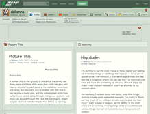 Tablet Screenshot of dailenna.deviantart.com