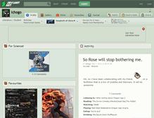 Tablet Screenshot of ichogo.deviantart.com