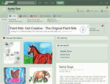 Tablet Screenshot of kyoto-tyre.deviantart.com