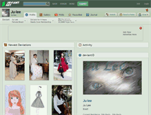 Tablet Screenshot of ju-lee.deviantart.com