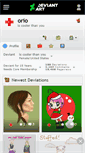 Mobile Screenshot of orio.deviantart.com