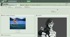 Desktop Screenshot of jenired.deviantart.com