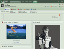 Tablet Screenshot of jenired.deviantart.com
