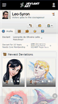 Mobile Screenshot of leo-syron.deviantart.com