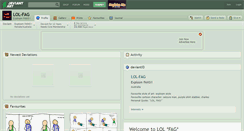 Desktop Screenshot of lol-fag.deviantart.com