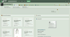 Desktop Screenshot of princesshaley13.deviantart.com