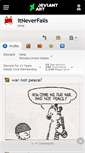 Mobile Screenshot of itneverfails.deviantart.com