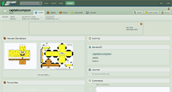 Desktop Screenshot of captaincompson.deviantart.com