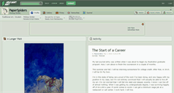 Desktop Screenshot of paperspiders.deviantart.com