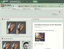 Tablet Screenshot of grwobert.deviantart.com
