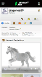 Mobile Screenshot of dragonea89.deviantart.com