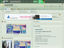 Tablet Screenshot of akutenshiaki.deviantart.com