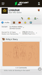 Mobile Screenshot of linkshot.deviantart.com