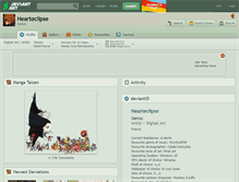 Tablet Screenshot of hearteclipse.deviantart.com