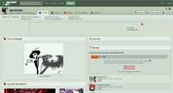 Desktop Screenshot of deministri.deviantart.com