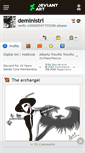 Mobile Screenshot of deministri.deviantart.com