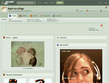 Tablet Screenshot of masi-no-ichigo.deviantart.com