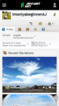 Mobile Screenshot of imonlyabeginneraj.deviantart.com