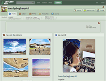 Tablet Screenshot of imonlyabeginneraj.deviantart.com