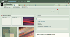 Desktop Screenshot of exotika-brushes.deviantart.com