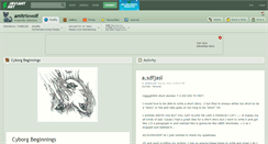 Desktop Screenshot of amitrixwolf.deviantart.com