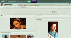 Desktop Screenshot of milkaaddicted.deviantart.com