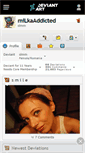 Mobile Screenshot of milkaaddicted.deviantart.com